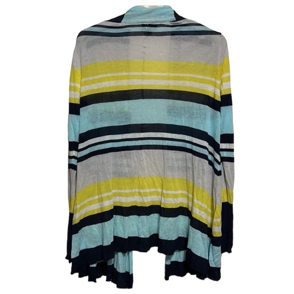 Lane Bryant Women’s Lightweight Striped Open Front Cardigan Size 18/20 - Picture 2 of 3